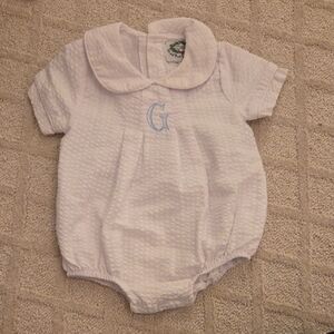 Classic White Baby Romper